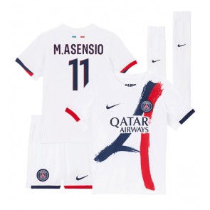 Paris Saint-Germain Marco Asensio #11 Gostujuci Dres za Dječji 2024-25 Kratak Rukavima (+ kratke hlače)